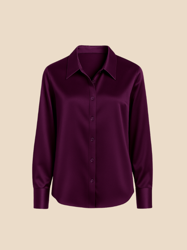 Bluză Damă cu Mâneci Lungi și Guler Clasic, Culoare Variată - 10 - Modariox
