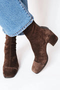 Botine damă cu toc bloc și croială elegantă - 1 - Modariox