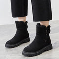 Botine damă cu toc jos și căptușeală din blăniță | M&R - 1 - Modariox