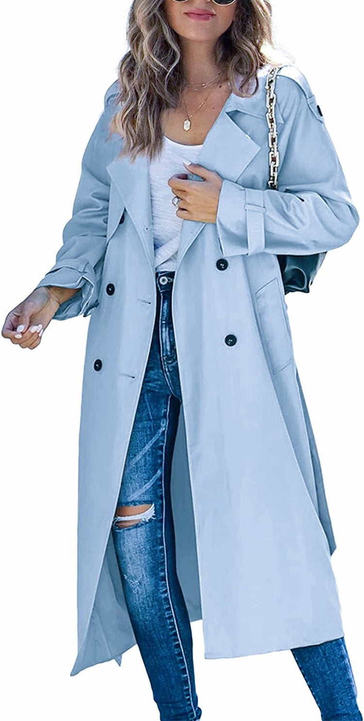Rochie Trench Midi cu Închidere Dublă și Croială Lejeră | M&R - 5 - Modariox