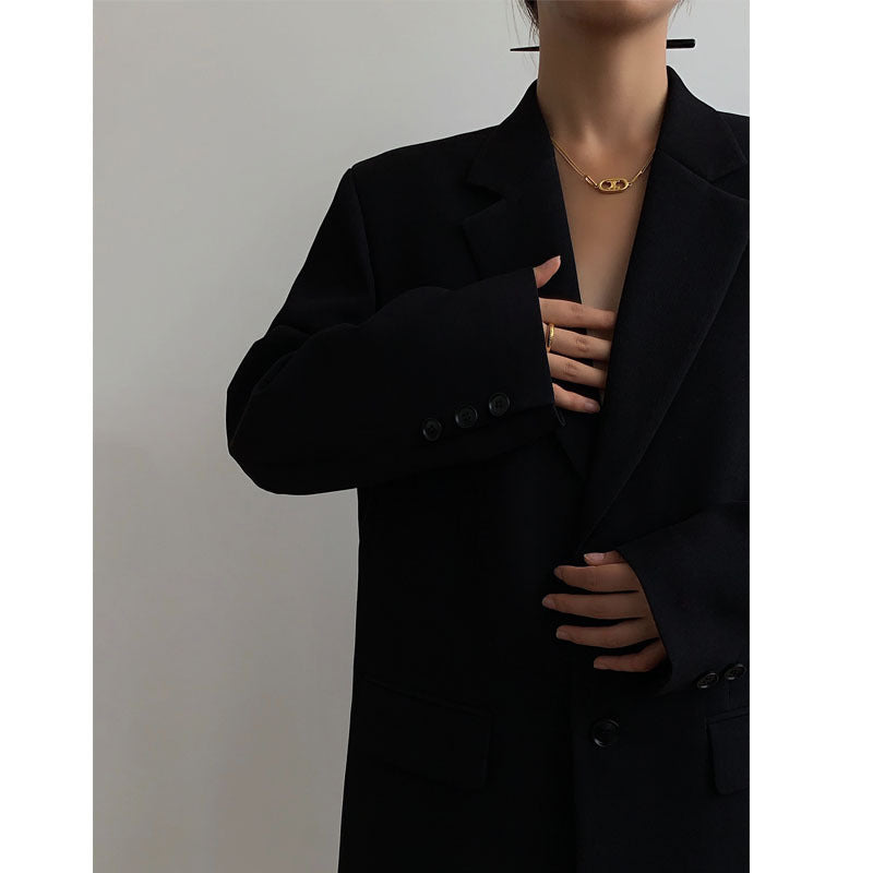 Blazer Damă cu Croi Lejer și Rever Clasic | M&R - 3 - Modariox