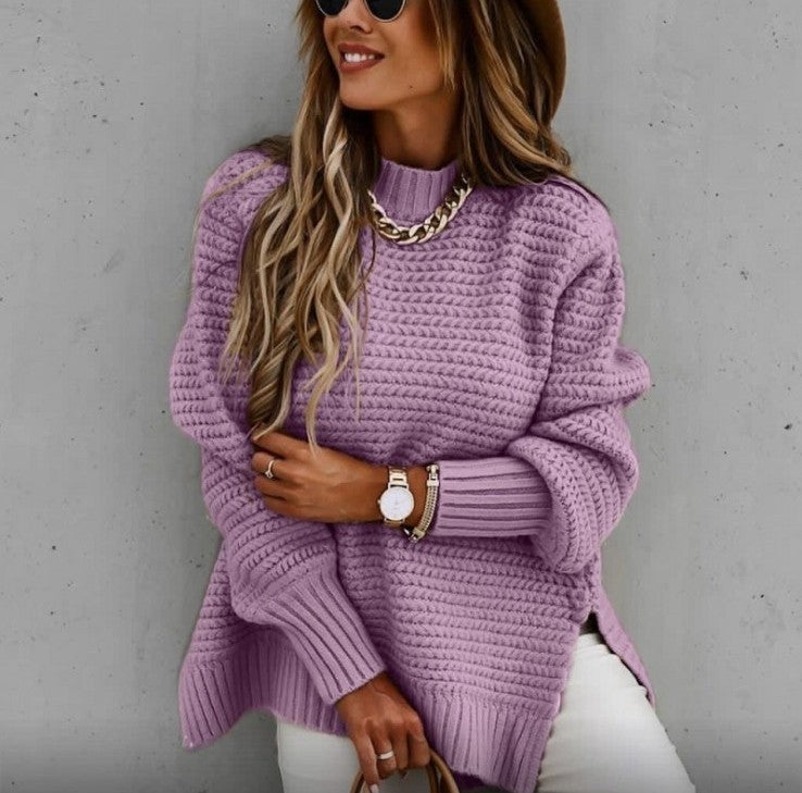 Pulover damă cu croi lejer și textură voluminoasă | M&R - 4 - Modariox