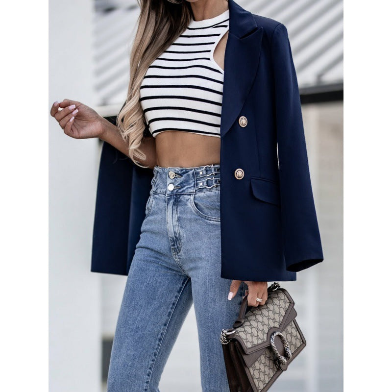 Blazer Damă cu Croială Elegantă și Mâneci Lungi | M&R - 4 - Modariox