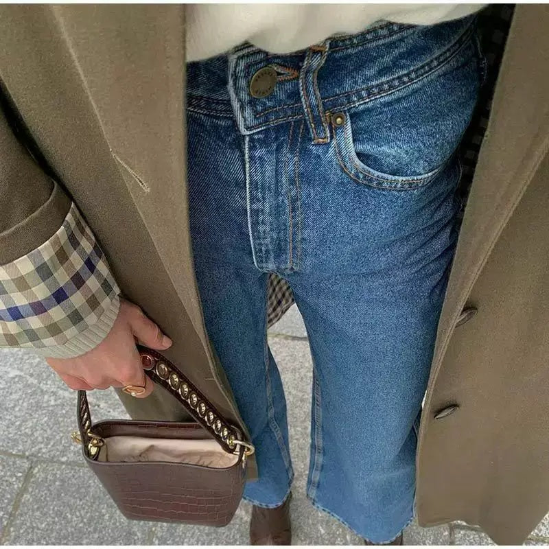 Trench coat lung cu guler revere și căptușeală în carouri | M&R - 1 - Modariox