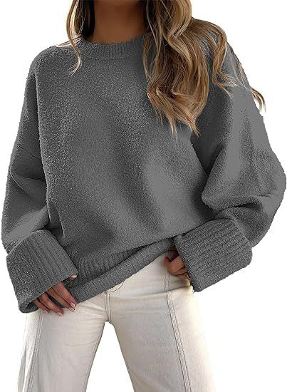 Pulover oversize damă cu manșete late și textură moale | M&R - 5 - Modariox