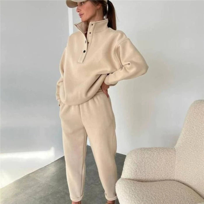 Set Casual cu Guler și Butoni | M&R - 5 - Modariox