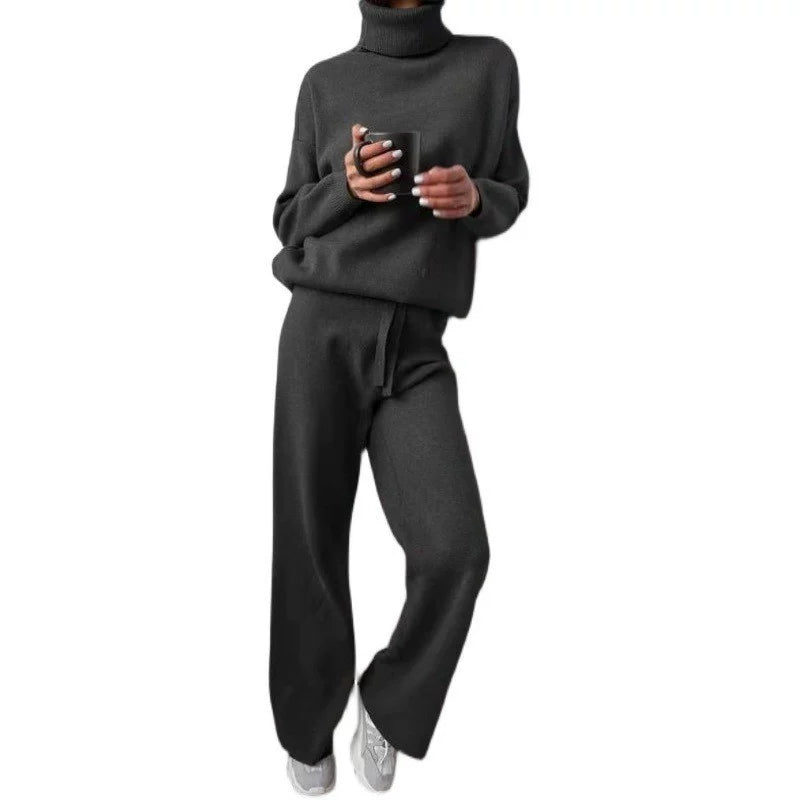 Set două piese lejer cu pulover și pantaloni lărgi | M&R - 10 - Modariox