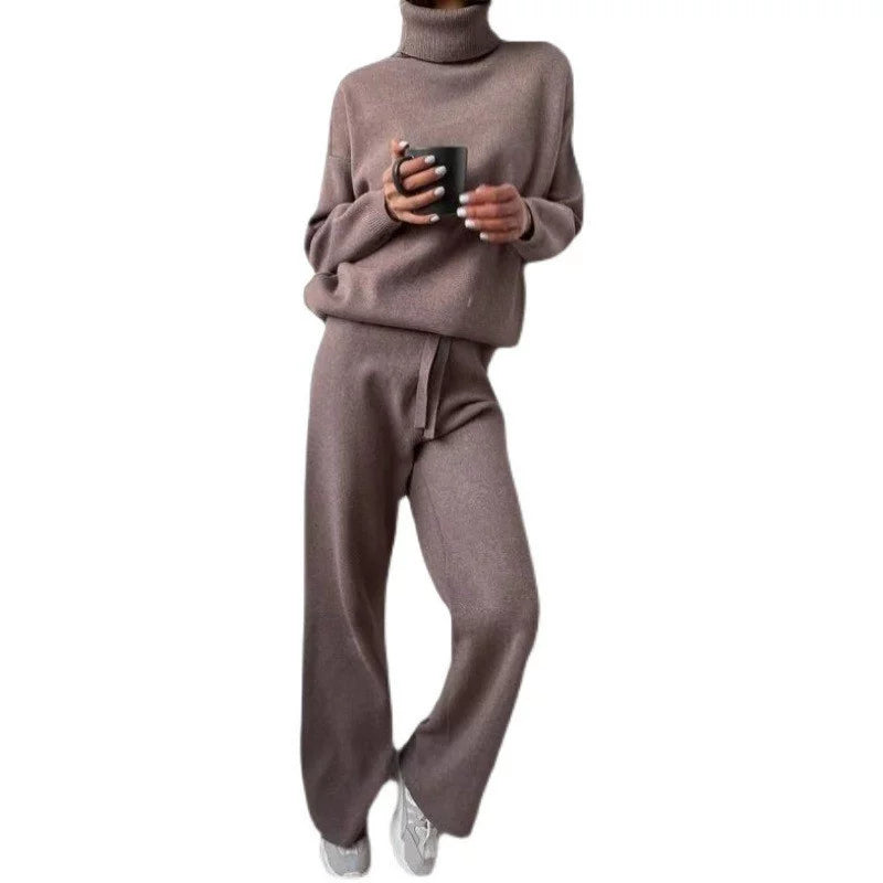 Set două piese lejer cu pulover și pantaloni lărgi | M&R - 14 - Modariox