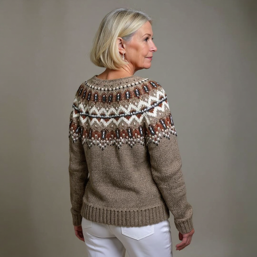 Cardigan elegant pentru femei cu detalii butonat și yoke decorativ - 3 - Modariox
