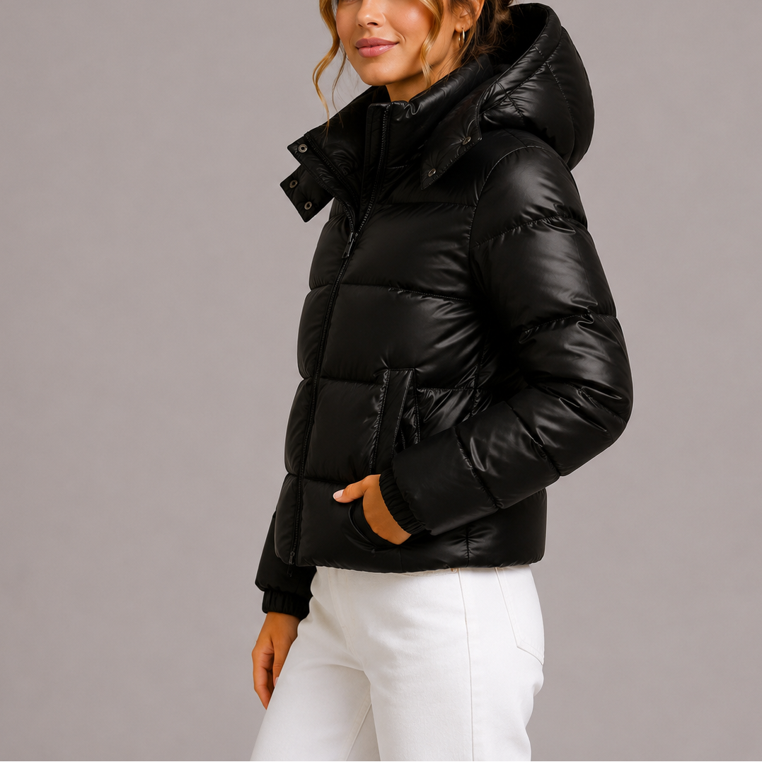 Jachetă damă cu glugă, croială sportivă și design modern - 2 - Modariox