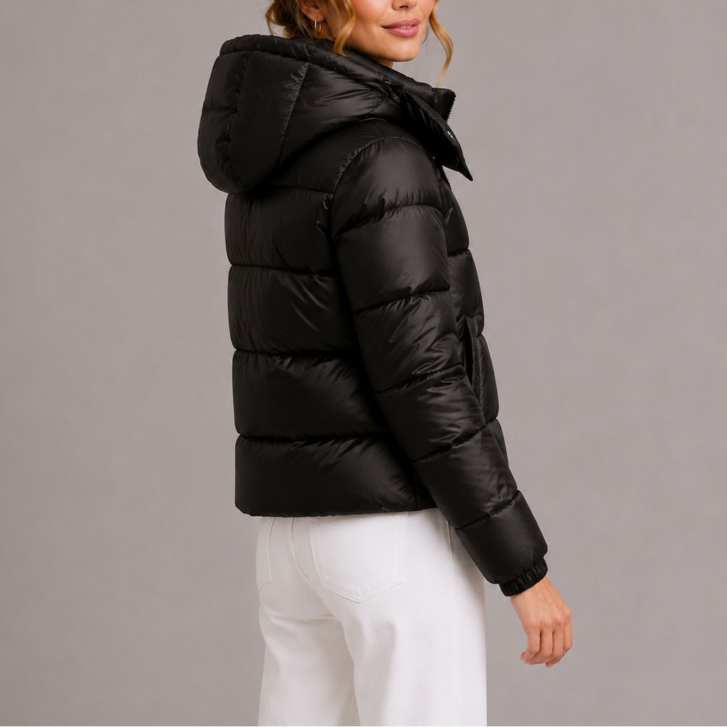 Jachetă damă cu glugă, croială sportivă și design modern - 3 - Modariox