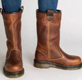 Botine damă cu talpă robustă și tab-uri de tragere - 1 - Modariox
