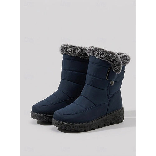 Botine de iarnă damă cu căptușeală călduroasă și talpă anti-derapantă - 2 - Modariox