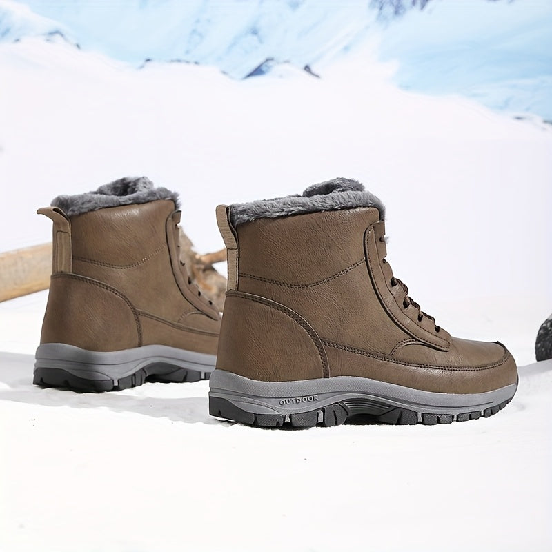 Botine de Damă cu Șireturi și Căptușeală Călduroasă - 5 - Modariox