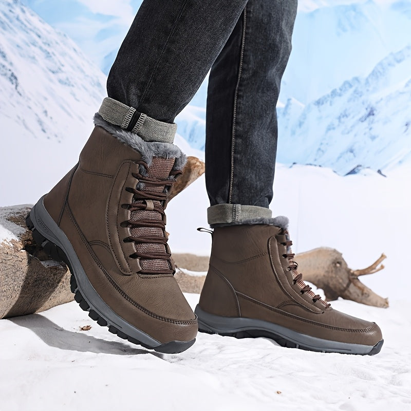 Botine de Damă cu Șireturi și Căptușeală Călduroasă - 6 - Modariox
