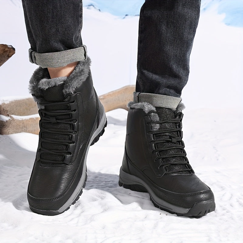 Botine de Damă cu Șireturi și Căptușeală Călduroasă - 8 - Modariox