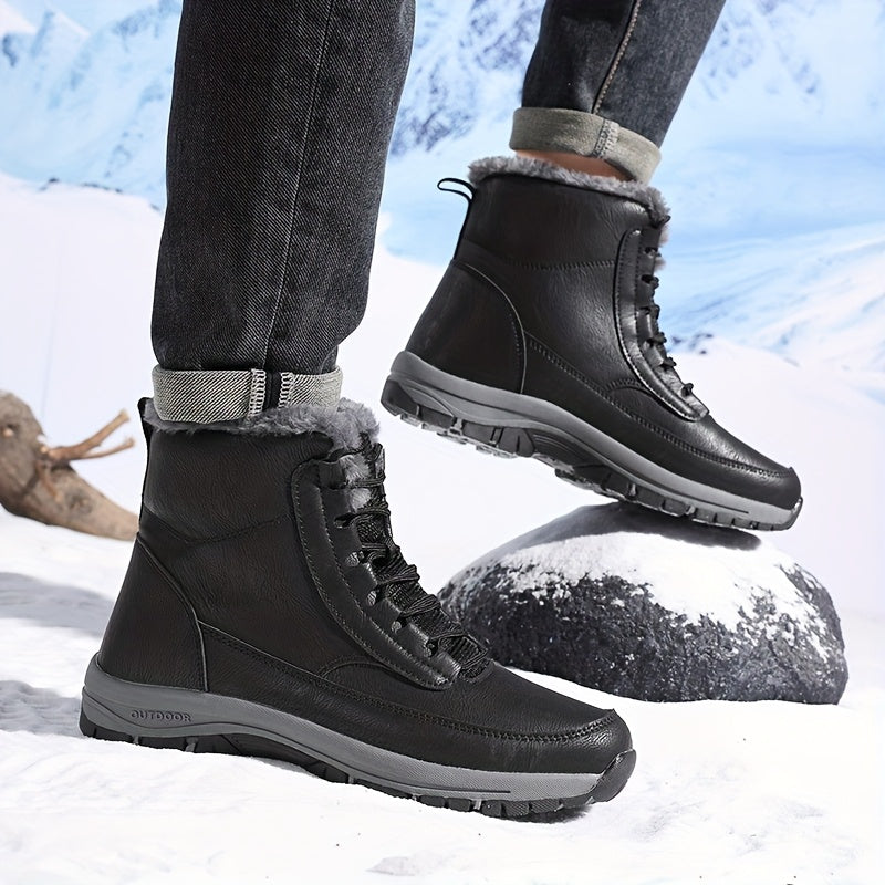 Botine de Damă cu Șireturi și Căptușeală Călduroasă - 9 - Modariox