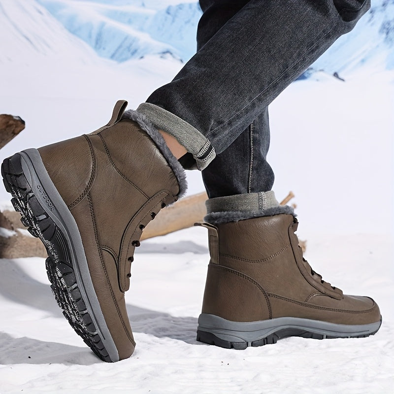 Botine de Damă cu Șireturi și Căptușeală Călduroasă - 10 - Modariox
