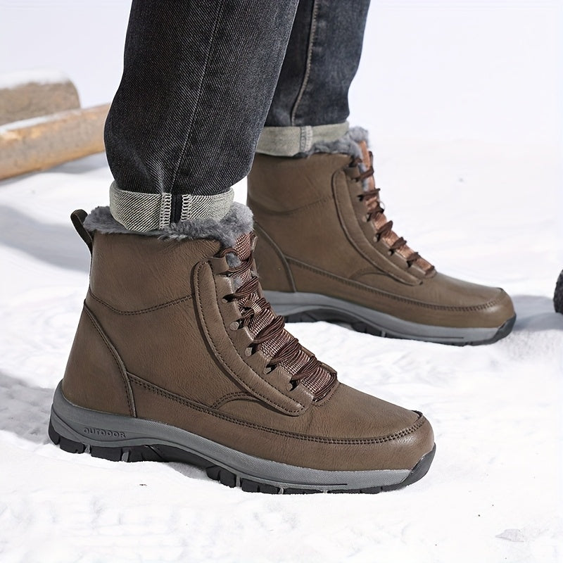 Botine de Damă cu Șireturi și Căptușeală Călduroasă - 11 - Modariox