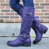 Botine de Damă până la genunchi cu cataramă - 3 - Modariox