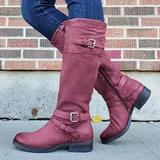 Botine de Damă până la genunchi cu cataramă - 6 - Modariox