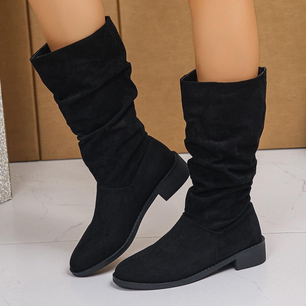 Botine de Damă cu Croială Relaxată și Vârf Rotund - 7 - Modariox