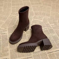 Botine damă cu toc mediu și design minimalist - 1 - Modariox