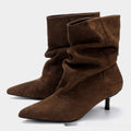 Botine Damă Slouchy cu Vârf Ascuțit și Toc Mic - 3 - Modariox