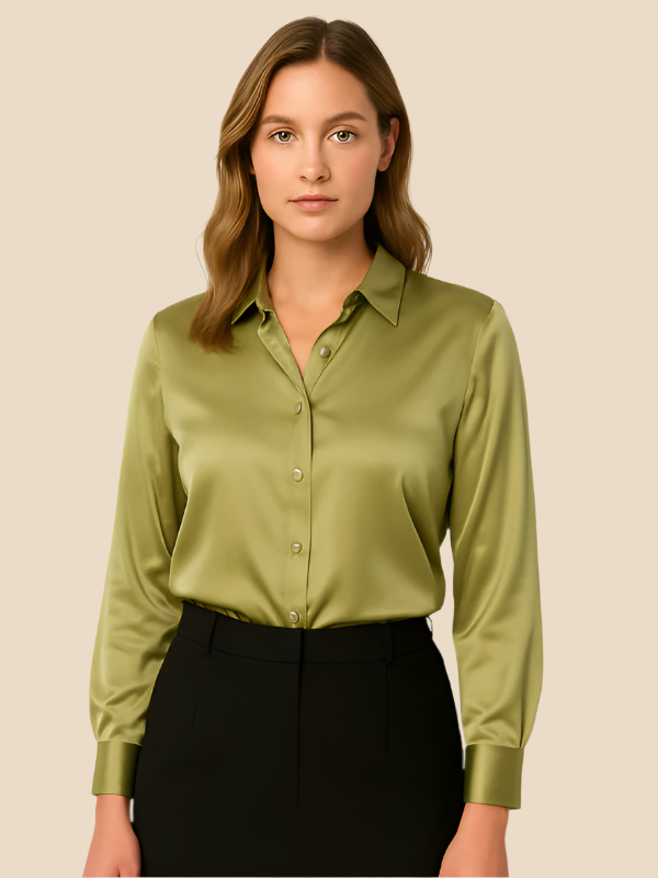 Bluză Damă cu Mâneci Lungi și Guler Clasic, Culoare Variată - 6 - Modariox