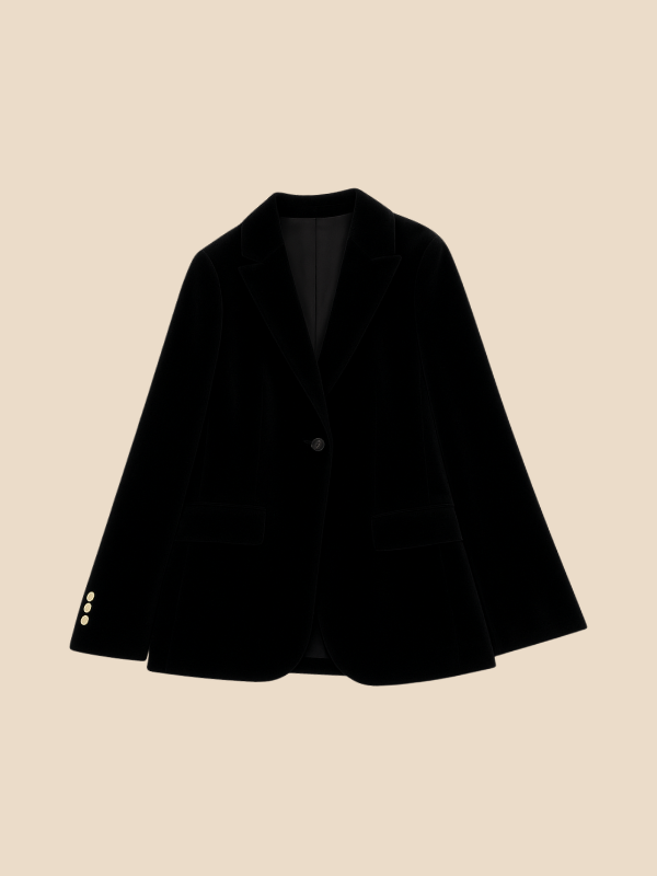 Sacou Damă Croi Elegant cu Detalii Aurii - 14 - Modariox