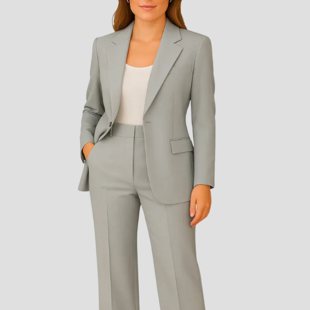 Costum elegant de damă cu croială modernă | M&R - 2 - Modariox