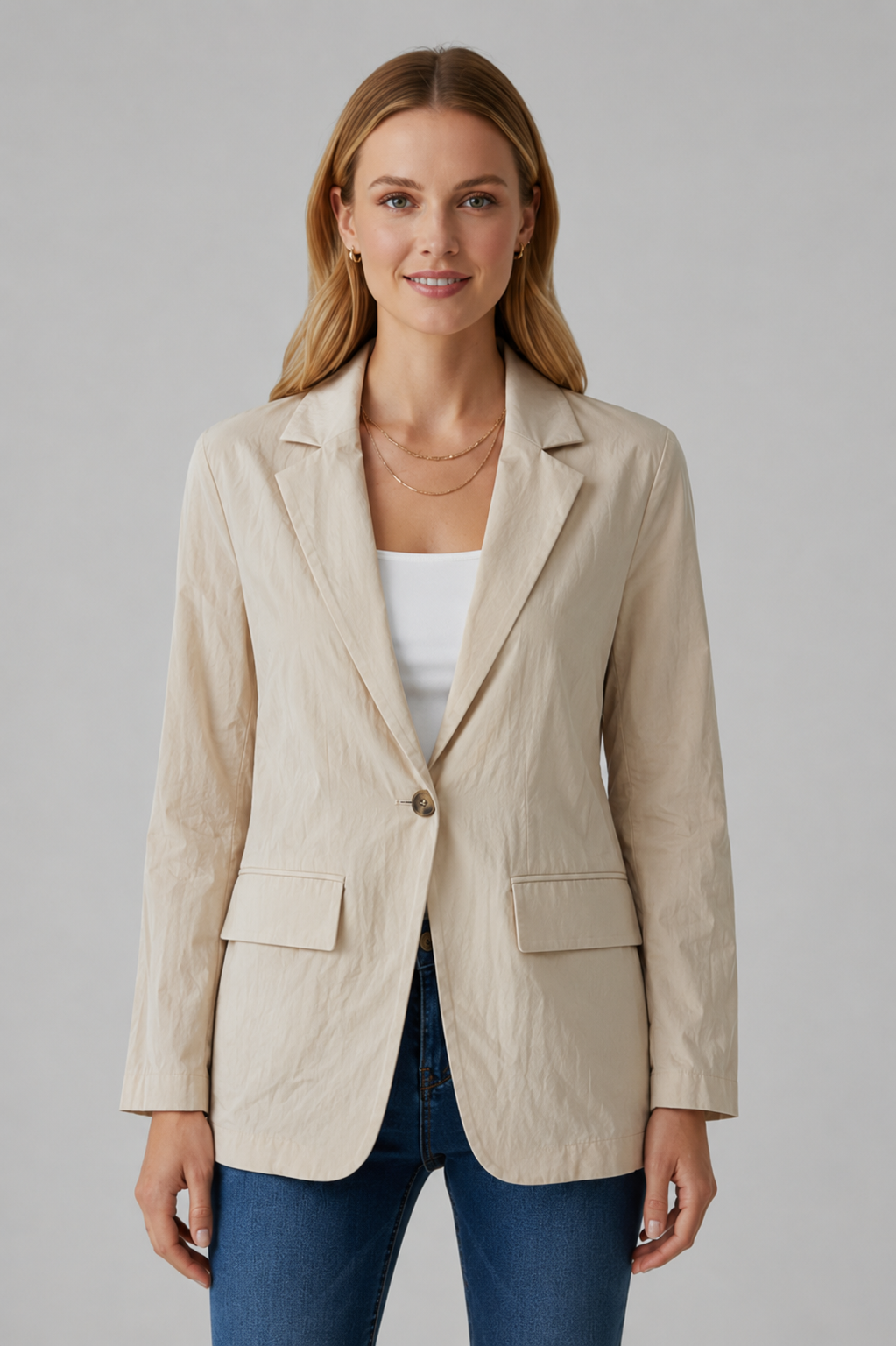 Blazer elegant damă cu croială modernă și mâneci lungi | M&R - 5 - Modariox