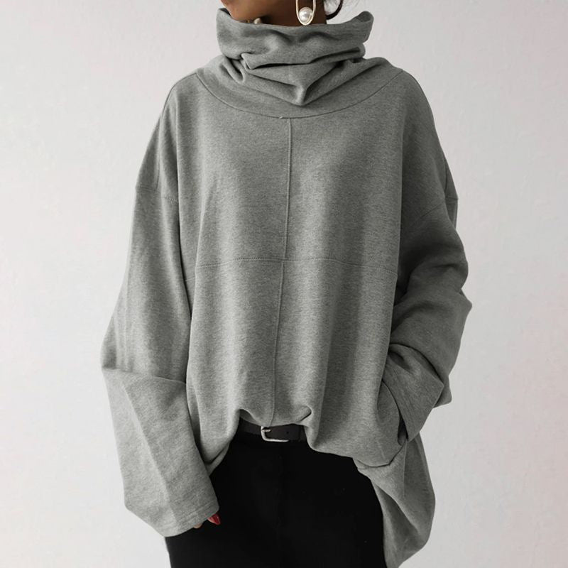 Hoodie Oversize cu Guler Înalt | M&R - 5 - Modariox