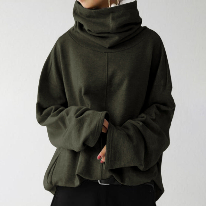 Hoodie Oversize cu Guler Înalt | M&R - 4 - Modariox
