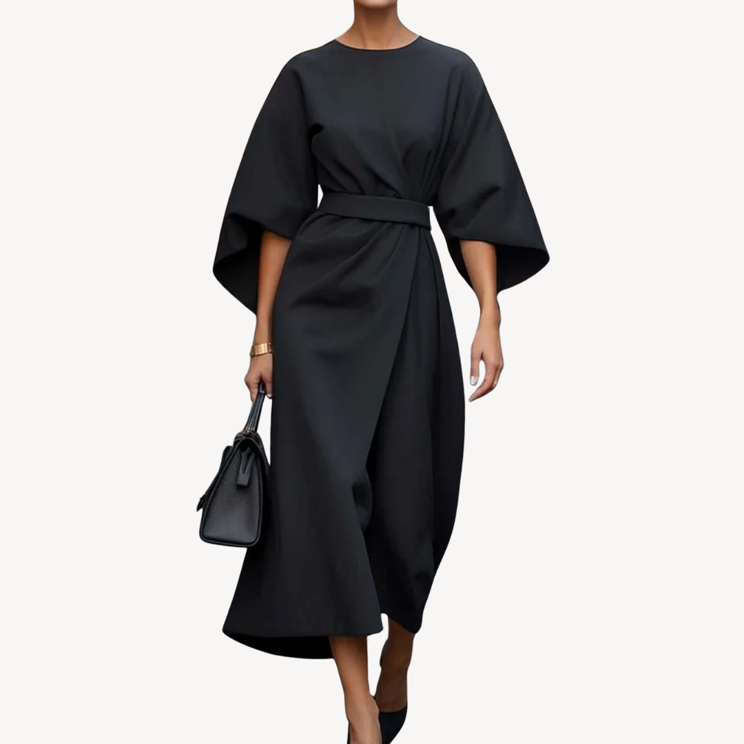 Rochie maxi damă cu mâneci largi și croială elegantă | M&R - 1 - Modariox