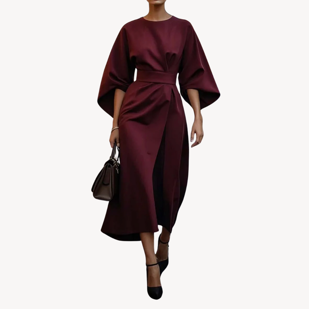 Rochie maxi damă cu mâneci largi și croială elegantă | M&R - 2 - Modariox
