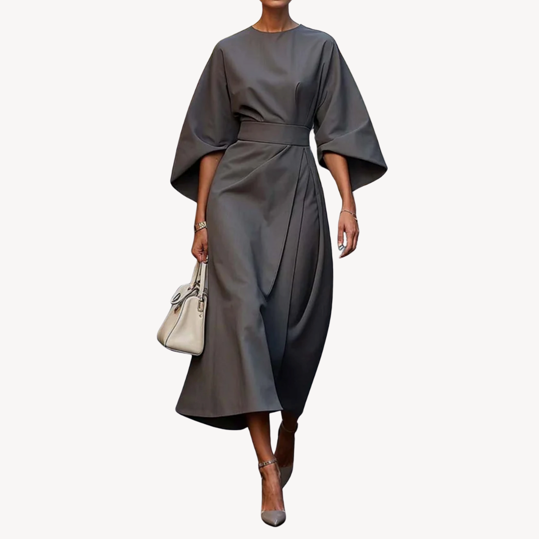 Rochie maxi damă cu mâneci largi și croială elegantă | M&R - 3 - Modariox