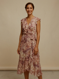 Rochie Petrecută cu Imprimeu Floral — Modariox