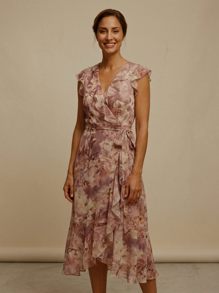 Rochie Petrecută cu Imprimeu Floral — Modariox