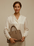 Geantă Structurată Taupe — Modariox