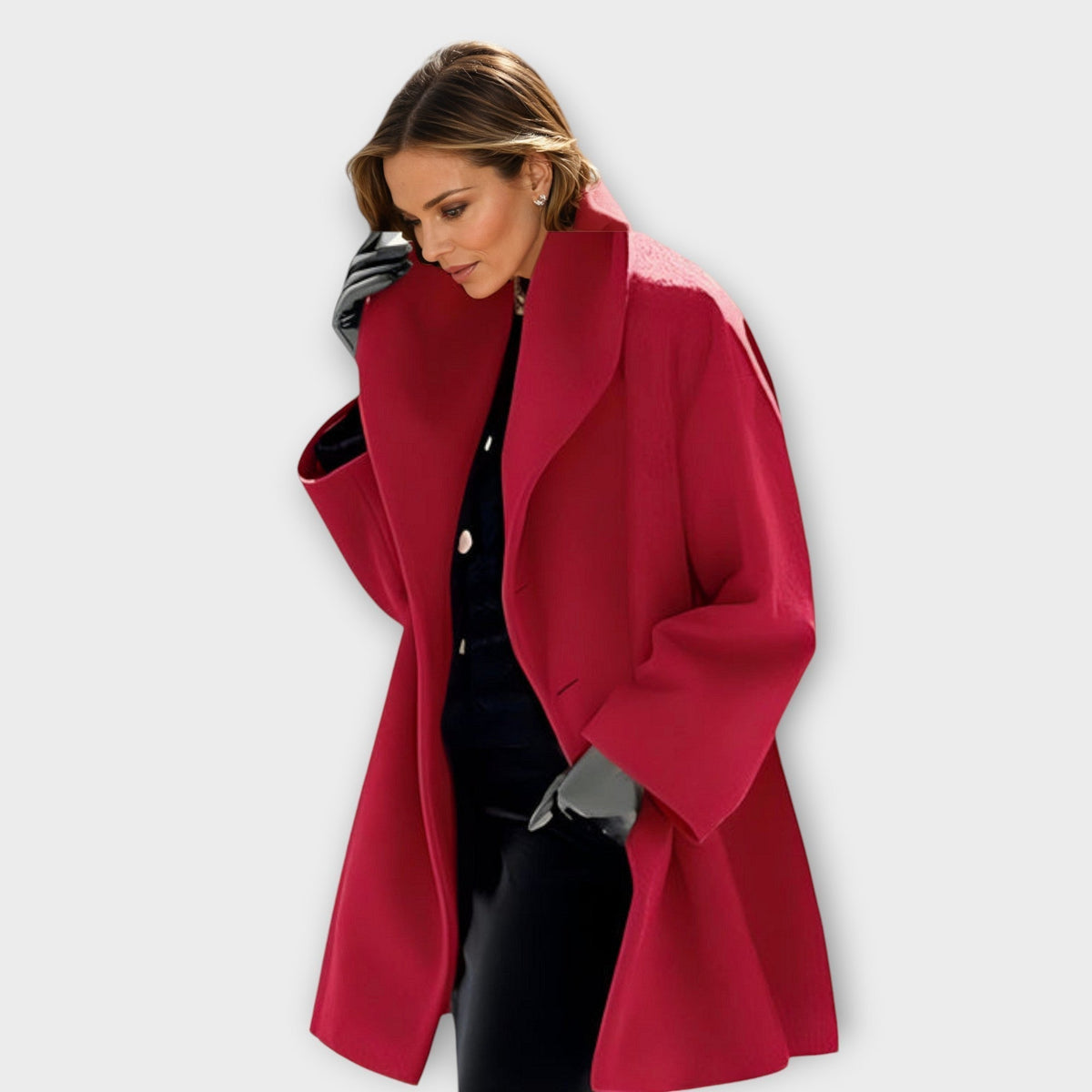 Palton Oversize cu Guler Mare | M&R - 7 - Modariox