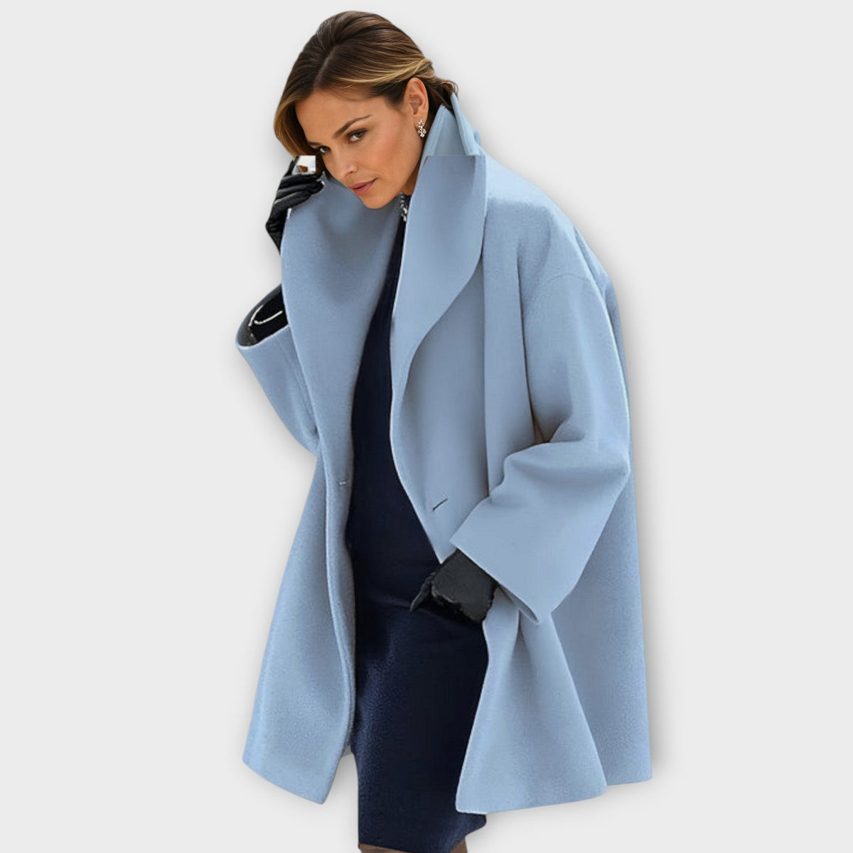 Palton Oversize cu Guler Mare | M&R - 5 - Modariox