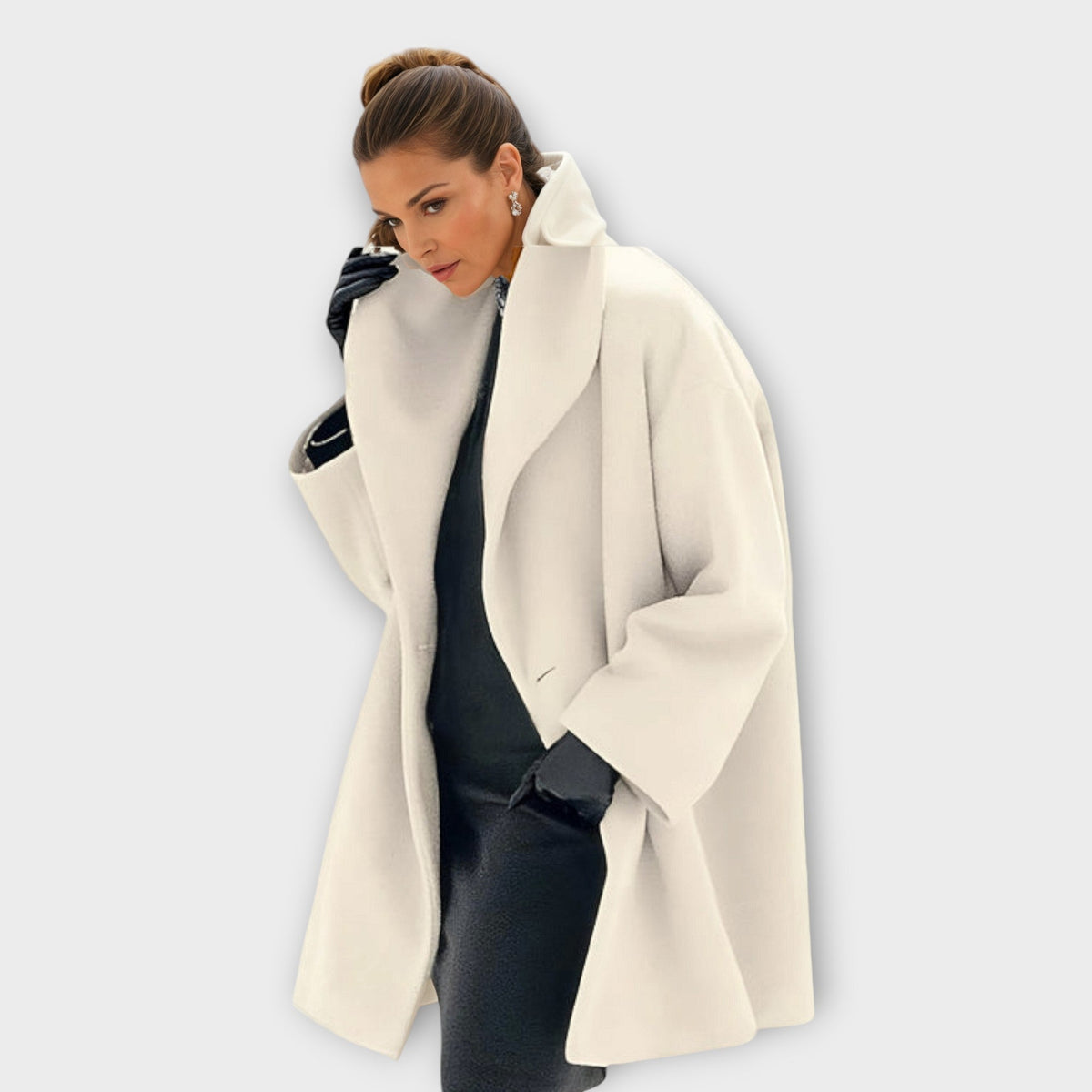 Palton Oversize cu Guler Mare | M&R - 6 - Modariox