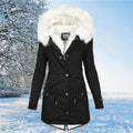 Parka de iarnă damă cu căptușeală pufoasă și glugă elegantă | M&R - 1 - Modariox